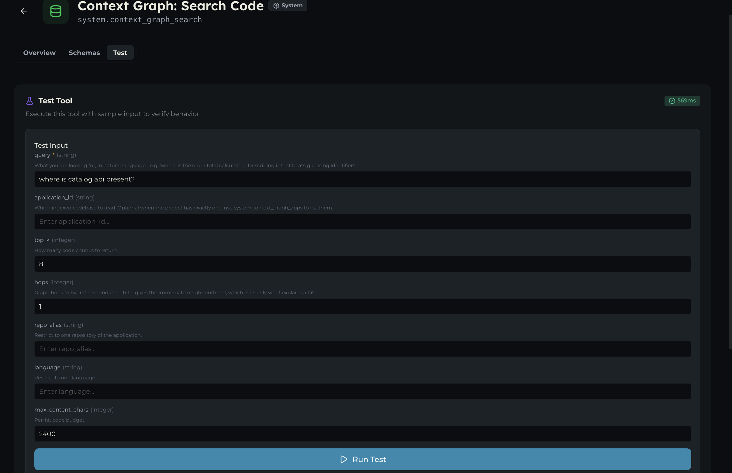 The context_graph_search configs