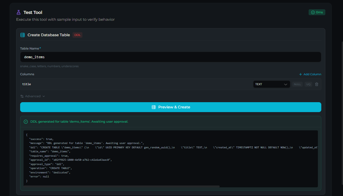 db_create_table tool — Test tab